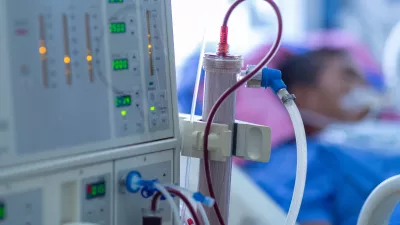 Image of kidney dialysis machine