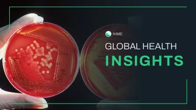 A Petri dish with bacterial cultures