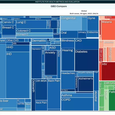 Screenshot of GBD Compare data visualization