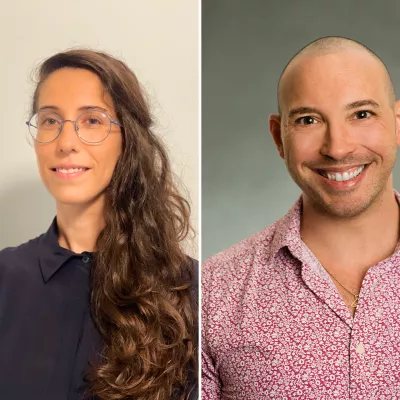 Collage of the 2025 GBD Emerging Researcher awardees, Dr. Benedetta Armocidaj and Dr. Nicholas Metheny