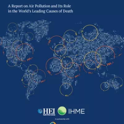 Cover of the State of Global Air 2025 report